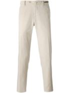 Pt01 Pleated Straight Leg Chinos - Nude & Neutrals