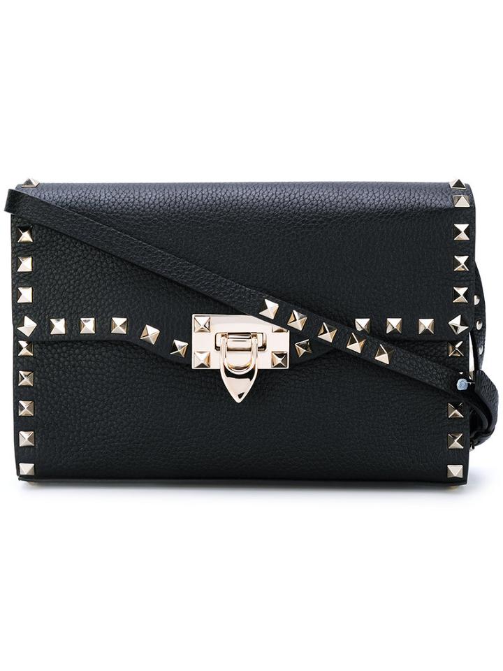 Valentino - Valentino Garavani Rockstud Shoulder Bag - Women - Leather/metal (other) - One Size, Black, Leather/metal (other)