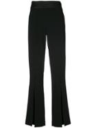 Jonathan Simkhai Slit Front Slim-fit Trousers - Black