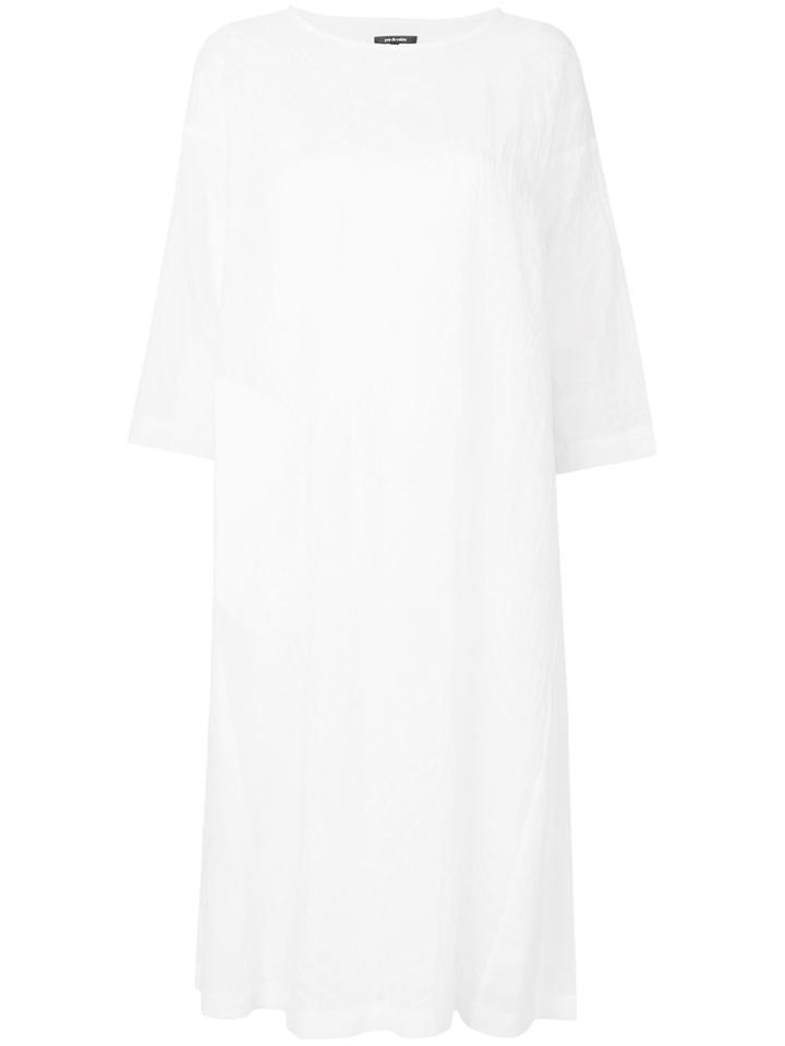 Pas De Calais Mid-length T-shirt Dress - White