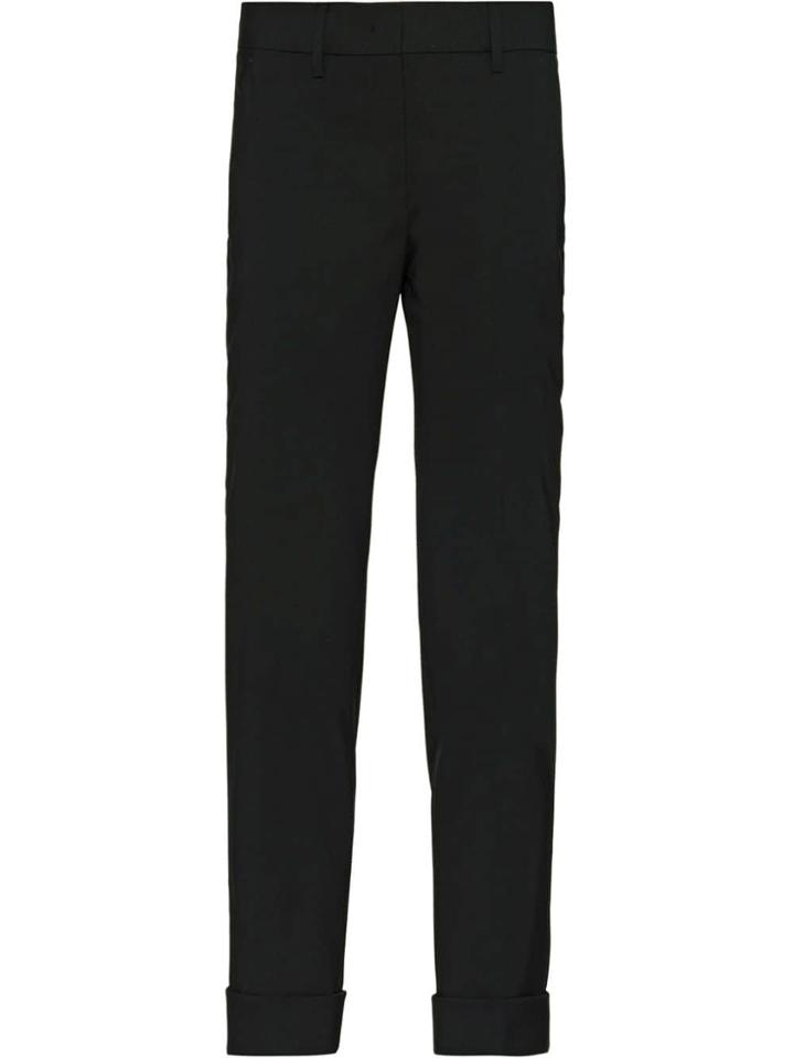 Prada Slim-fit Tailored Trousers - Black