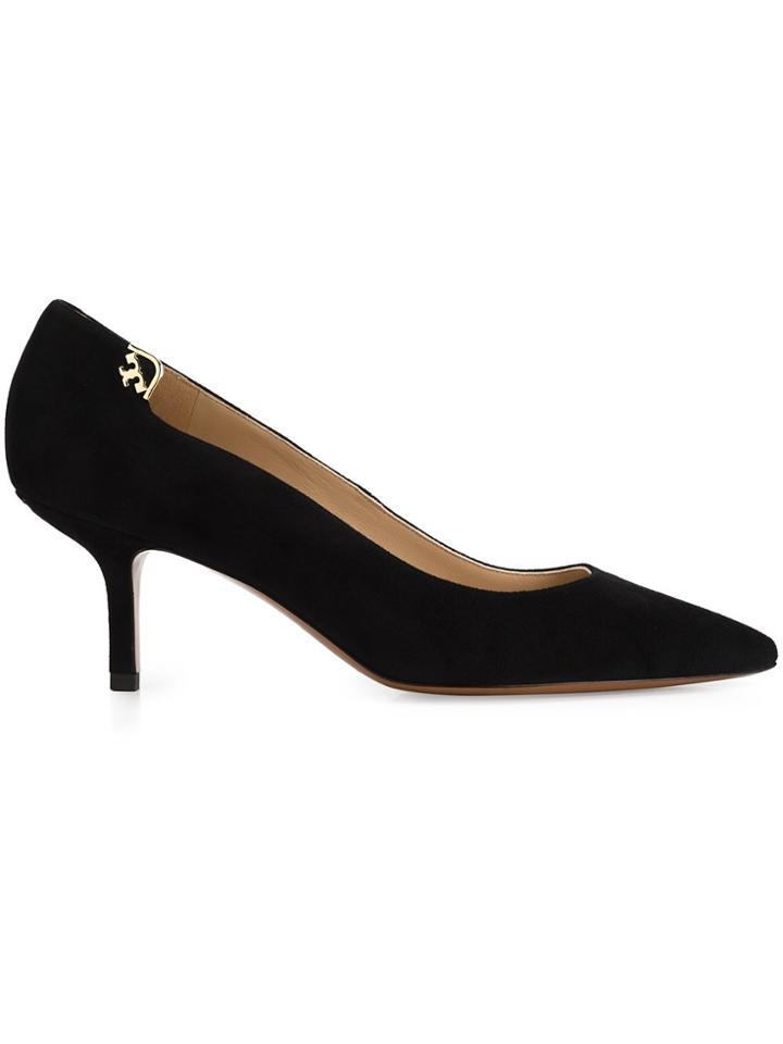 Tory Burch Kitten Heel Pumps - Black