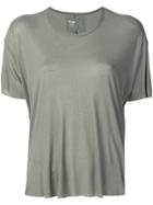 One Teaspoon Asymmetric Hem T-shirt - Green