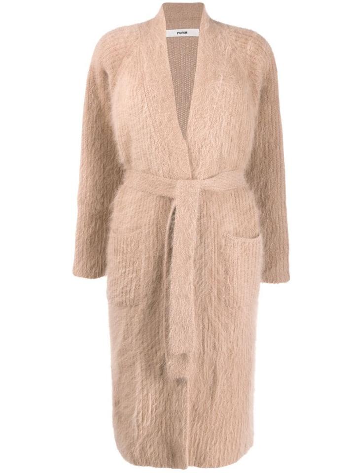 Roberto Collina Long-line Cardigan - Neutrals