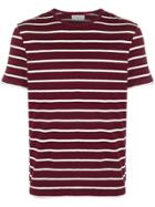 Officine Generale Striped T-shirt - Red