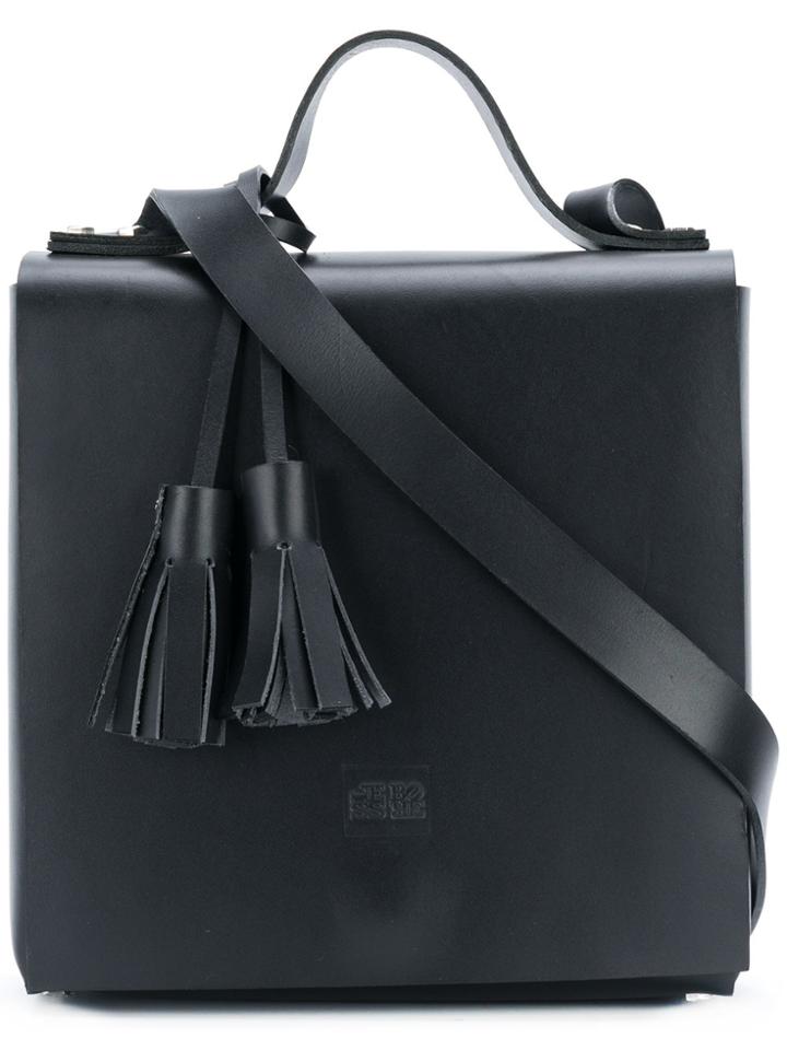 Less Bore Mecano No2 Tassel Crossbody Bag - Black