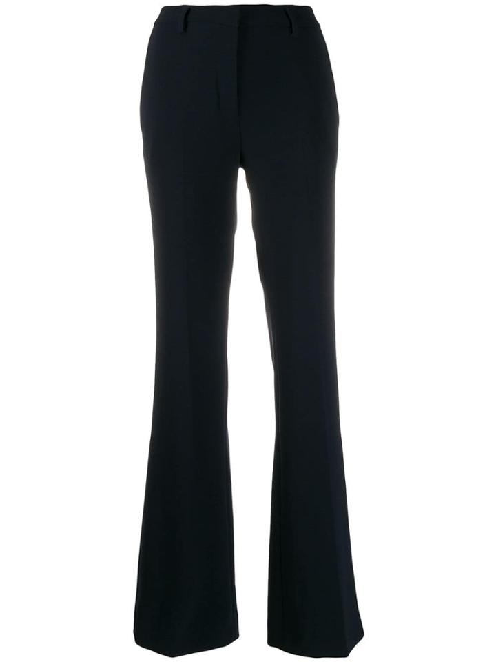 Brag-wette Flared Trousers - Blue