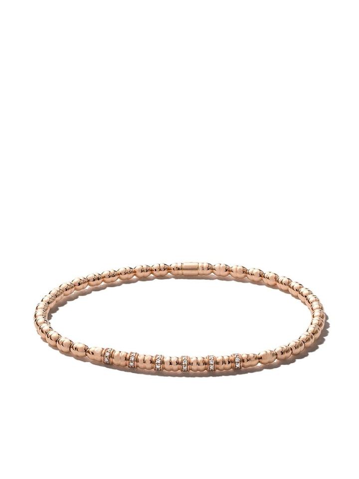 As29 18kt Rose Gold Alf Extendable Diamond Bracelet