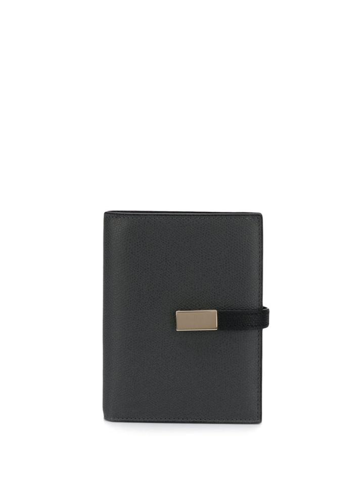Valextra Foldover Wallet - Grey