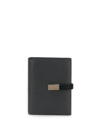 Valextra Foldover Wallet - Grey