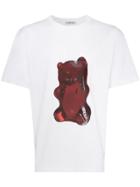 Loreak Mendian Bear Print T-shirt - White