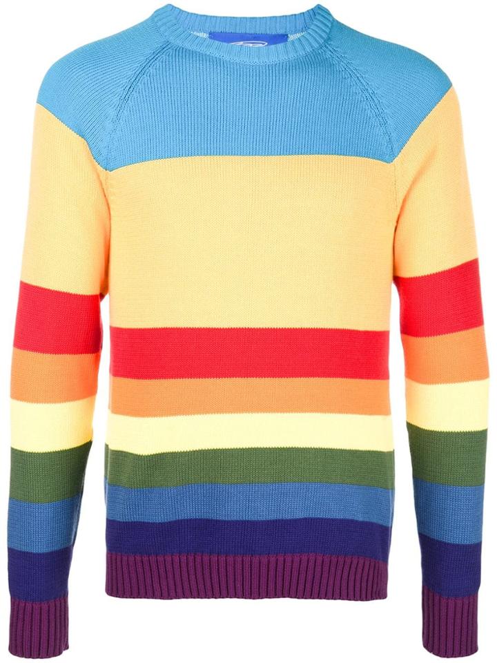 Anton Belinskiy Striped Jumper - Orange