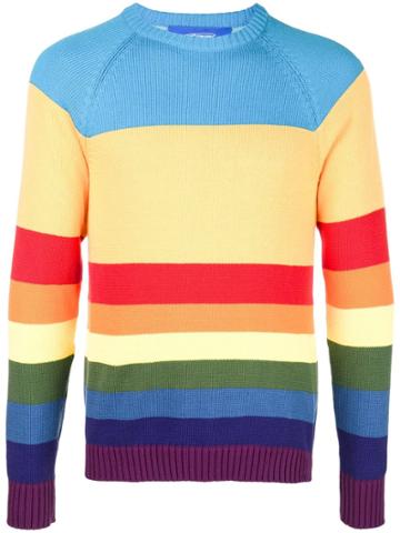 Anton Belinskiy Striped Jumper - Orange