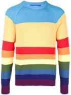 Anton Belinskiy Striped Jumper - Orange