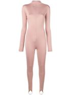 Atu Body Couture Stirrup Ankle Jumpsuit - Pink