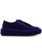Marco De Vincenzo Lace-up Platform Sneakers - Pink & Purple
