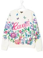 Roberto Cavalli Kids Printed Sweatshirt - Multicolour