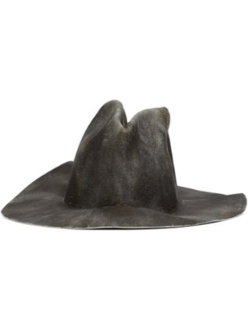 Reinhard Plank Burnt Wide Brim Hat, Adult Unisex, Size: Medium, Grey, Wool