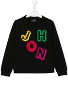 John Richmond Junior Teen Embroidered Sweater - Black