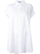 Mikio Sakabe Elongated Shirt, Women's, Size: Large, White, Cotton