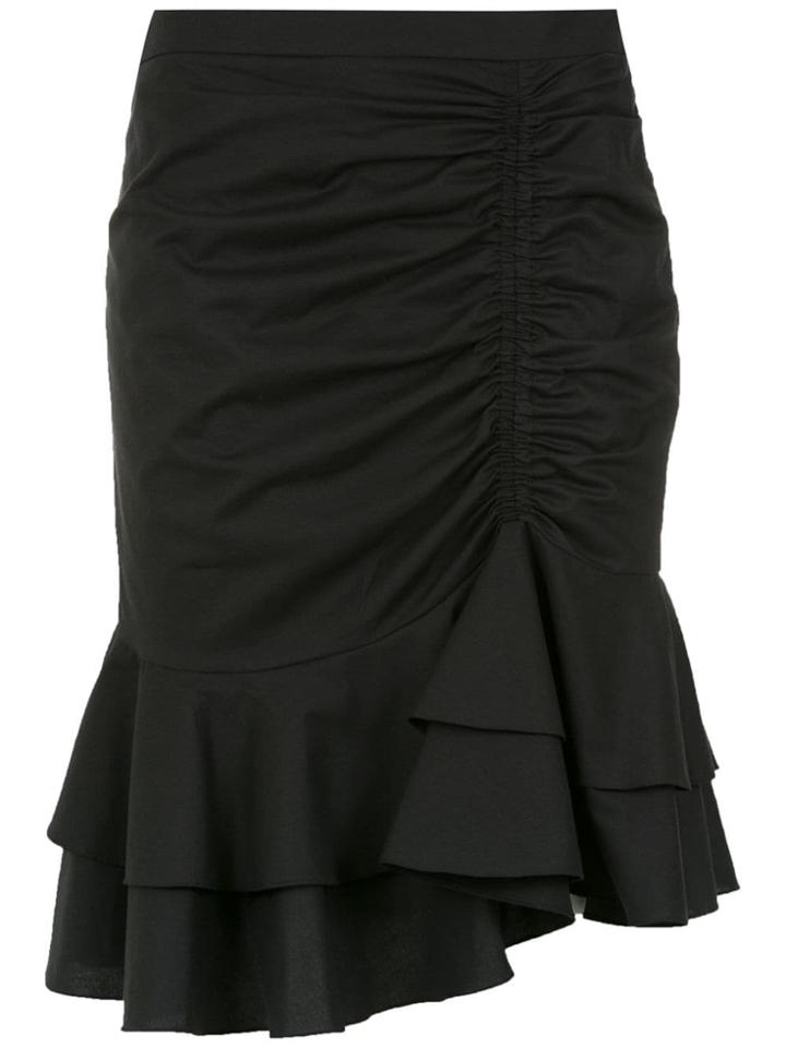 Isolda Ruffled Skirt - Black