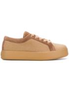 Max Mara Waterproof Lace-up Trainers - Nude & Neutrals