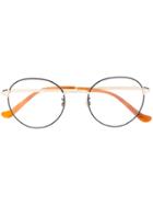Gucci Eyewear Round Frame Optical Glasses - Gold