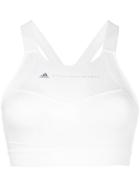 Adidas By Stella Mccartney Logo Sports Bra - White