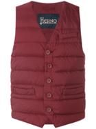 Herno Classic Padded Gilet - Red
