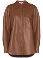 Tibi Oversized Button-down Shirt - Brown