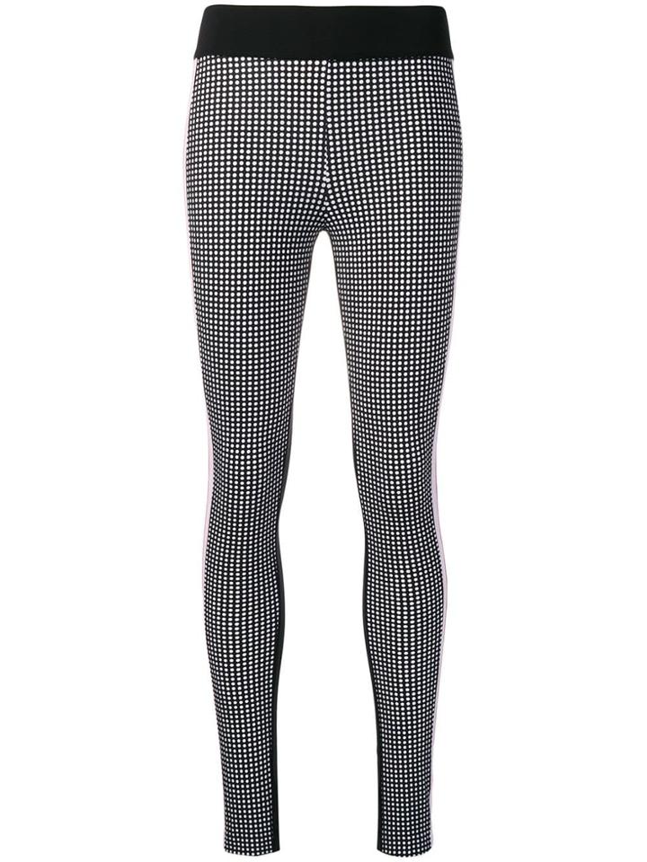 No Ka' Oi Side Stripe Spotted Leggings - Black