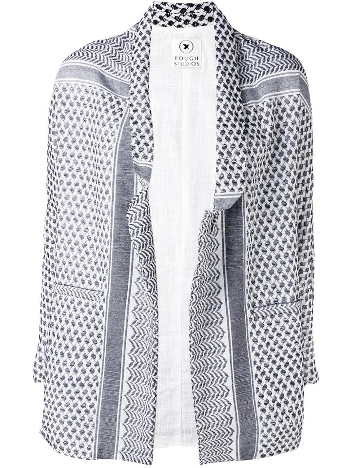 Rough Studios - Amal Loose-fit Coat - Women - Cotton - S, White, Cotton