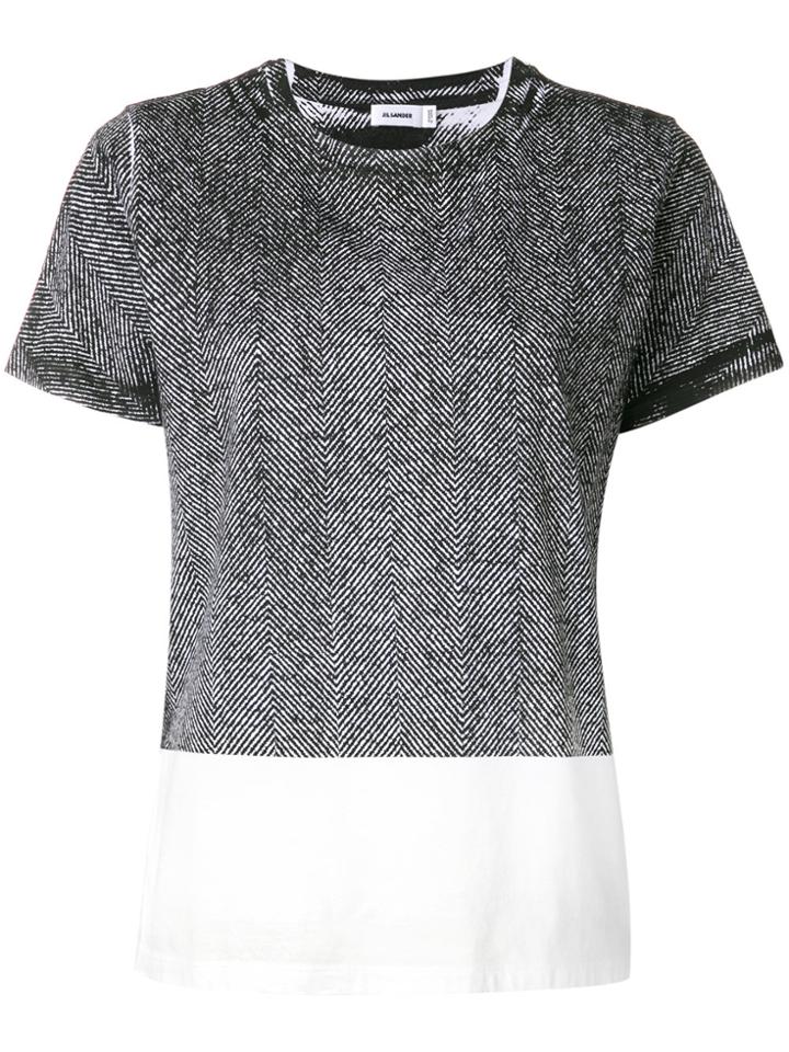 Jil Sander Contrast T-shirt - Black