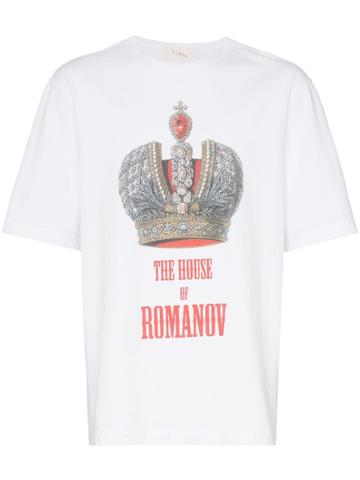Linder Turist Crown Print T-shirt - White