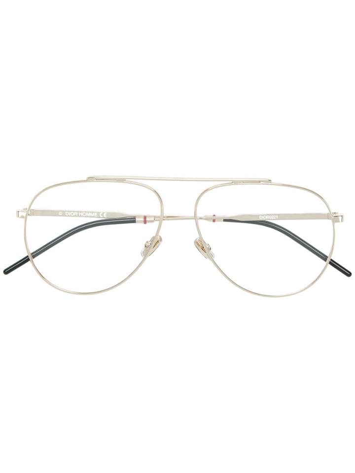 Dior Eyewear Aviator Frames - Metallic