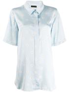 Stine Goya Zoey Daisy Oversized Shirt - Blue