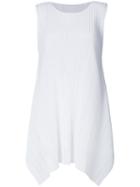 Pleats Please By Issey Miyake - Pleated Shift Blouse - Women - Polyester - 4, Grey, Polyester