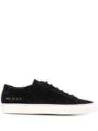 Common Projects Two Tone Low Top Sneakers - Black