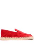 Loro Piana Suede Espadrilles - Red