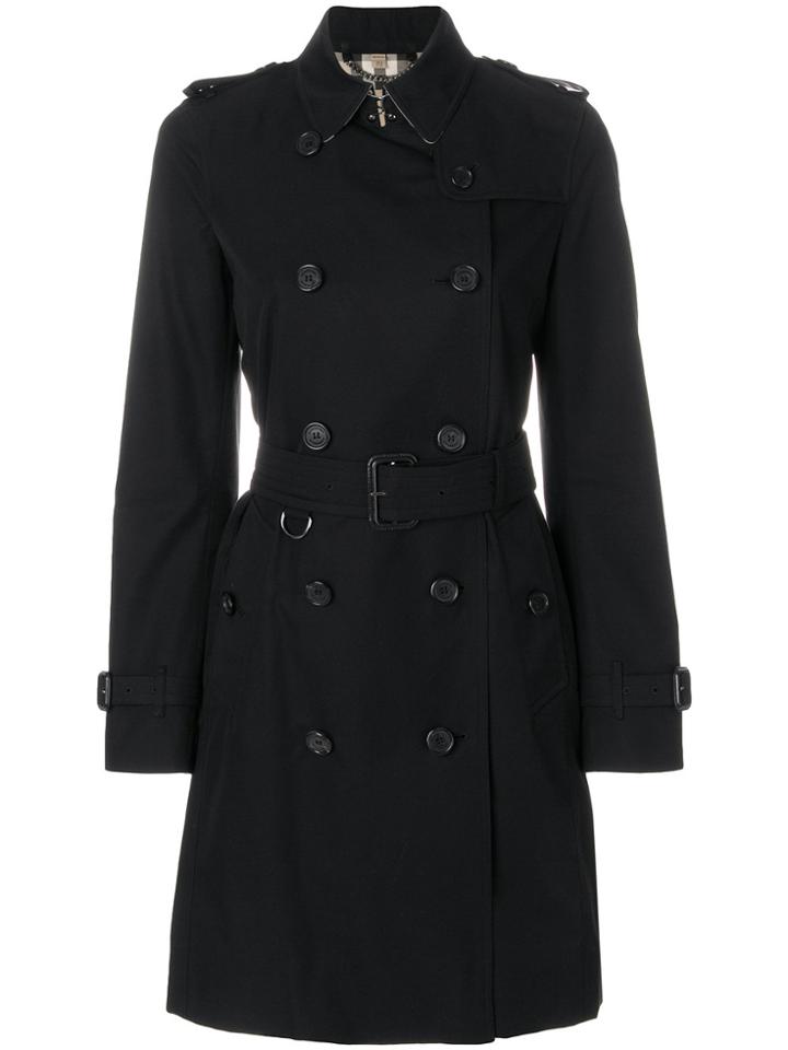 Burberry Sandringham Trench Coat - Black