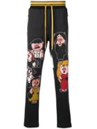 Dolce & Gabbana Pig Characters Print Track Pants - Blue