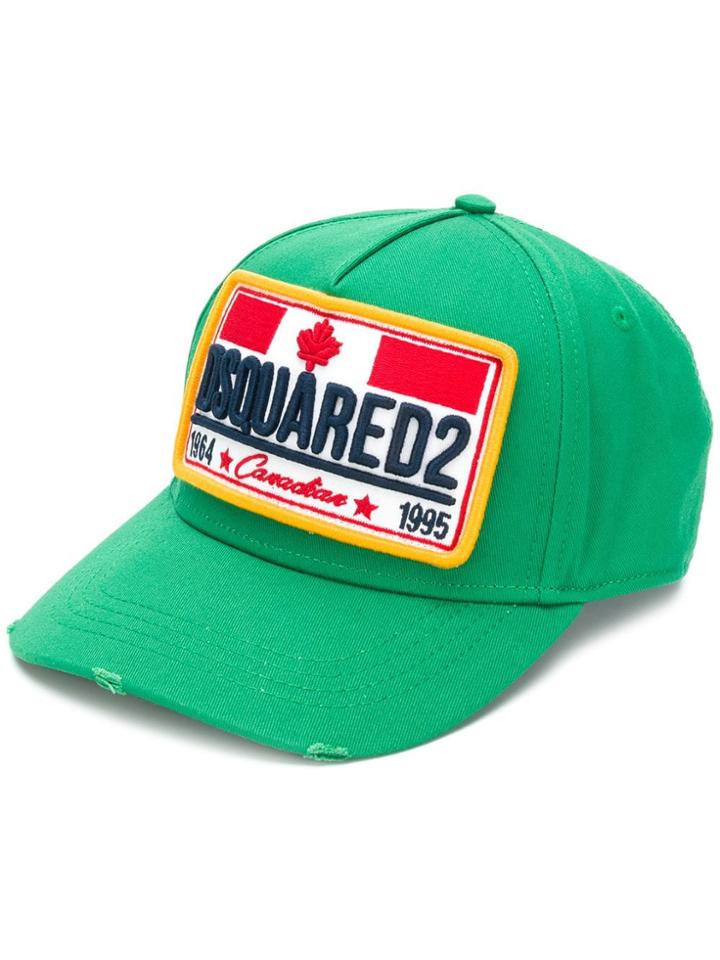 Dsquared2 Logo Patch Cap - Green