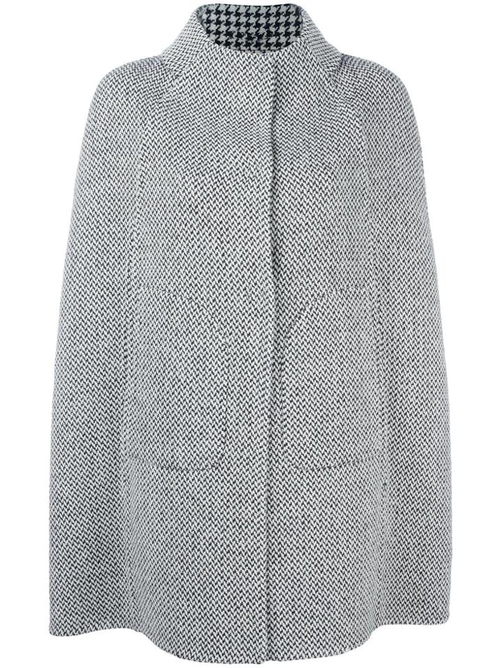 Herno Buttoned Cape - Black