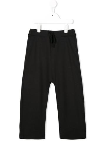 Album Di Famiglia Kids - Classic Jogging Pants - Kids - Polyamide/spandex/elastane/viscose - 4 Yrs, Black