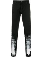 Family First Paint-effect Skinny Jeans - Black