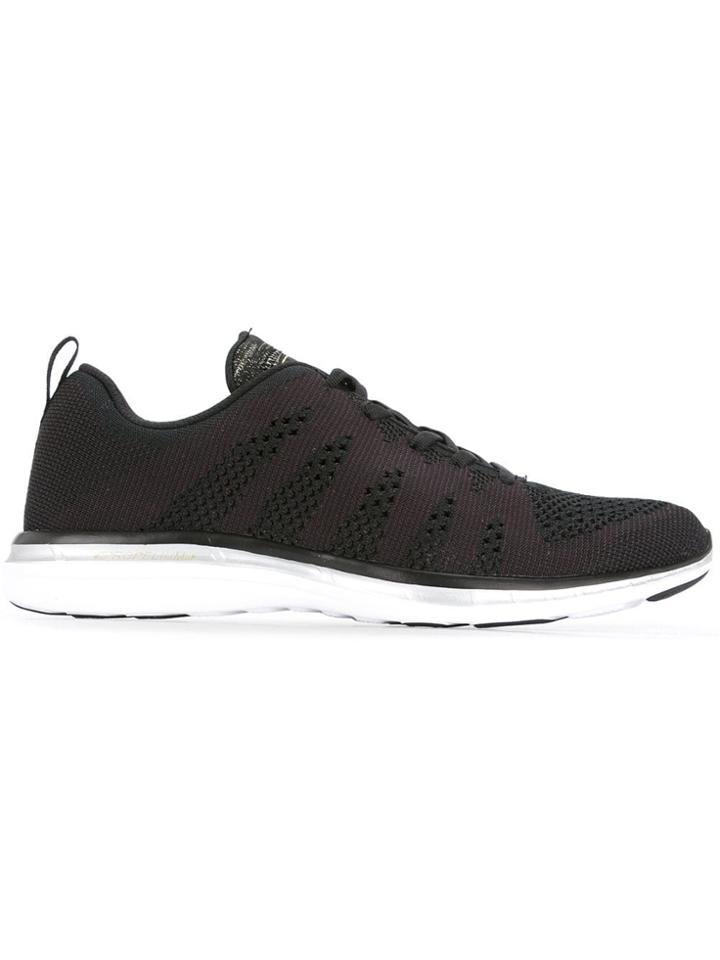 Apl Panelled Lace-up Sneakers - Black