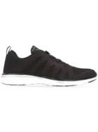 Apl Panelled Lace-up Sneakers - Black