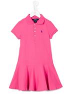 Ralph Lauren Kids Polo Dress, Girl's, Size: 6 Yrs, Pink/purple