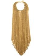 Nina Ricci Fringed Chain Bracelet, Women's, Yellow/orange