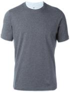Brunello Cucinelli Classic T-shirt, Men's, Size: Xxl, Grey, Cotton